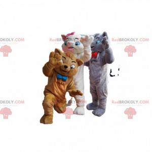 Aristocats mascotte trio. Aristocats kostuum - Redbrokoly.com